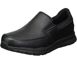 Skechers Zapatillas de Servicio de Alimentos Nampa-Annod para Mujer, Poliuretano Negro, 39 EU