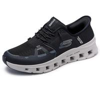 Skechers Zapatillas de Trabajo Resistentes Glide-Step Pro Slip-ins para Hombre, Negro/Gris, 41.5 EU