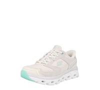 Skechers Glide-Step Sole Paradise Valley, Zapatillas Mujer, Taupe Leather/Synthetic/Multi Textile, 40 EU