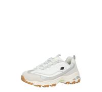 Skechers D'LITES - Zapatos para Mujer, Blanco/Gris, 41 EU