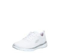Skechers Flex Appeal 3.0 First Insight, Sneakers Mujer, Blanco (White Mesh Silver Trim), 38 EU