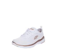 Skechers Flex Appeal 3.0 First Insight, Sneakers Mujer, Blanco (White Mesh Rose Gold Trim), 39 EU