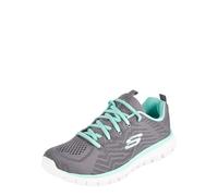 SKECHERS Zapatillas deportivas bajas 'Graceful Get Connected' gris oscuro / menta / blanco 41 EUR