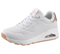 Skechers Zapatillas de deporte Uno Shimmer Away Blanco Durabuck Rose Gold Duraleather 41 EU