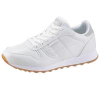 Skechers OG 85 OLD SCHOOL COOL, Zapatillas para Mujer, Blanco (White Duraleather/ Silver Glitter Trim), 39 EU