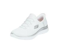 Zapatillas Skechers Slip-Ins Summits-Diamond Drea Mujer White Mesh/Silver Trim 40