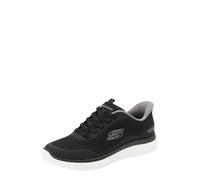 Skechers Summits Leyter - Zapatos sin Cordones para Hombre, Negro/Blanco, 44 EU