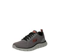 SKECHERS Zapatillas deportivas bajas 'TRACK - LESHUR' gris oscuro / rojo anaranjado / negro, Talla 42