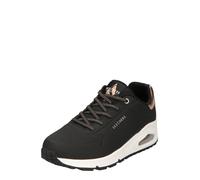 Skechers Modelo Shimmer Away BLK T. 42 EU, Black Durabuck Rose Gold Duraleather Trim