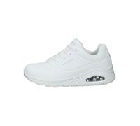 Skechers Uno - Stand On Air, Zapatillas de gimnasia Mujer, White Snow Flakes, 38 EU