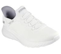 Skechers - Zapatillas Deportivas,Cordones,Sneakers,Rejilla,Suela Blanca de Goma,cuña,Calada,de Tela para: Mujer Color: Blanco Talla:35