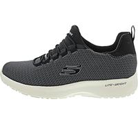 Skechers Zapatillas Deportivas Dynamight 2018 sin Cordones para Hombre, Color gris y Blanco, Black, 47.5 EU