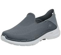Skechers - Zapatillas deportivas Gowalk Flex sin cordones para hombre, informales, sin cordones, Gris-oscuro, 12.5 X-Wide
