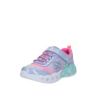 SKECHERS Zapatillas deportivas 'Infinite Heart Lights' turquesa / lavanda / talco / rosa neón 35 turquesa / lavanda / talco / rosa neón