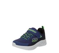 Skechers Boys, Zapatillas Unisex niños, Navy Textile Synthetic Black Lime Trim, 37 EU