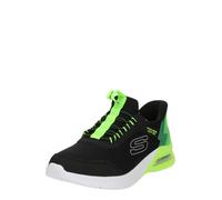 Skechers Zapatillas Tri-namics para niño, Tela sintética Negra con Ribete de Lima, 9.5 UK Child