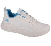 Skechers, Zapatillas Deportivas Mujer, Blanco/Azul, 38 EU