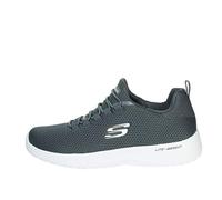 Skechers Zapatillas Deportivas para Hombre 58360-bbk, Malla Gris y Ribete Blanco, 40 EU