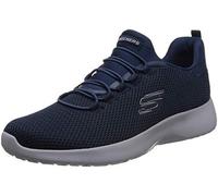 Skechers Zapatillas Deportivas para Hombre 58360-bbk, Ribete de Malla Azul Marino, 47.5 EU