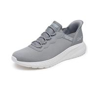 Skechers Zapatillas Deportivas para Hombre con Manos Libres, Bobs Squad Chaos-Daily Hype, Gris, 10 Wide