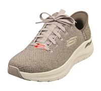 Skechers Zapatillas Deportivas para Hombre, Tejido Gris Pardo, 45 EU