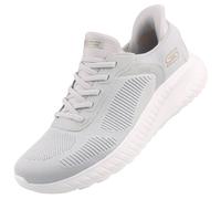 Skechers Zapatillas deportivas para mujer con manos libres, bobs Squad Chaos-Current MuseSneaker, azul claro, 39 EU