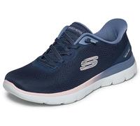 Skechers Zapatillas deportivas para mujer Summits Sweet Skies Hands Free Slip-insSneaker, azul marino, 42 EU