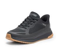 Skechers Zapatillas Deportivas sin Cordones Bobs Sport Squad Chaos 4 para Hombre, Negro/Negro, 10.5 Wide