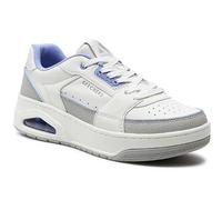 Skechers Zapatillas Deportivas UNO Court COURTED Style para Mujer, Color Blanco/Lavanda, Talla 35 EU