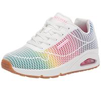 Skechers Zapatillas Deportivas UNO Eye Catching para Mujer, Wmlt White Multi, 40 EU