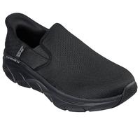 Skechers Zapatillas D'lux Walker 2.0 Rezinate para Hombre, Ajuste Extra Ancho, Manos Libres, Black, 8.5 UK X-Wide