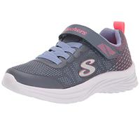 Skechers Zapatillas Dyna-Lights para niño, Gris y Morado, 12 UK Child