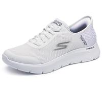Skechers - Zapatillas Flexibles sin Cordones para Hombre, Calzado fácil sin Manos, para Caminar, Blanco, 39.5 EU