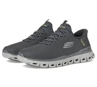 Skechers Zapatillas Glide-Step Noxus sin Cordones para Hombre, Carbón Vegetal, 48.5 EU