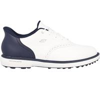 Skechers Zapatillas Go Golf Prestige SL para Hombre, Color Blanco/Azul Marino, sin Picos, 45 EU, Blanco Marino Sin Pinchos, 45 EU