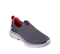 Skechers Zapatillas Go Walk 7 para Hombre, Carbón y Textil Negro, 43 EU