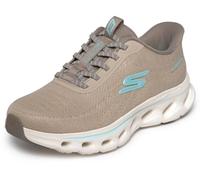 Skechers GO Walk Glide-Step 2.0 Maria - Zapatillas Deportivas para Mujer, Color Gris Pardo, Talla 4.5