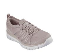 Skechers Graceful-Soft Soul, Zapatillas Mujer, Taupe Mesh/Duraleather, 40 EU