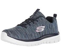 Skechers - Zapatillas Graceful-Twisted Fortune para mujer, Azul (Azul marino), 36 EU
