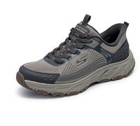 Skechers Zapatillas Hillcrest 2.0 para Hombre, Ribete Textil sintético Gris Pardo Oscuro, 42 EU
