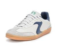 Skechers Zapatillas Hotshot Pyke para Hombre, Gris Duraleather Suede Navy Trim, 46 EU