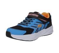 Skechers Zapatillas infantiles Microspec Tread 404115L BBOR negro/azul/naranja