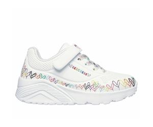 SKECHERS Zapatillas JGoldcrown: Uno Lite - Heart Craze. Color Blanco