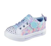 Skechers Zapatillas mágicas para niña Twinkle Sparks-Underwater, Blanco, Multicolor., 34 EU