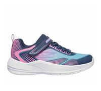 Skechers Tenis para niña Microspec Advance Oasis Point Malla de poliuretano Azul Marino 1.5 UK Child
