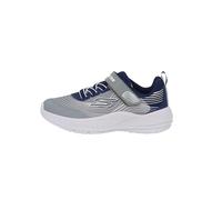 Skechers Zapatillas Microspec Advance para niño, Azul Marino, Gris, Blanco, Textil, Azul Marino, sintético, 7 UK Child
