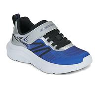 Skechers MICROSPEC Velocity - Zapatillas Deportivas, Color Azul Marino y Plateado, Talla 12.5