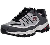 Skechers Zapatillas para Hombre After Burn M.fit, Negro, 45.5 EU