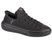 Skechers Zapatillas para Hombre Plimsolls, Negro, 47.5 EU