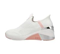 Skechers Zapatillas para Mujer A-Wedge-Crecent Hands Free Slip-ins, Chicle Blanco, 38 EU